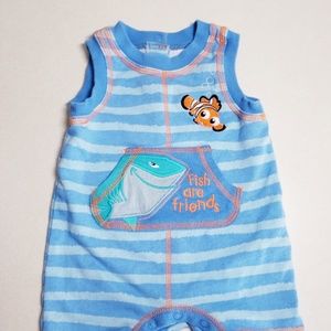 6-9M Baby Boy Disney Finding Nemo Romper